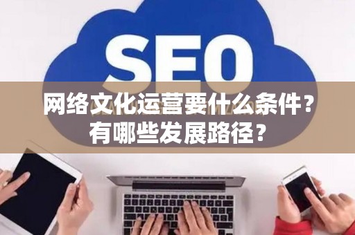 网络文化运营要什么条件？有哪些发展路径？